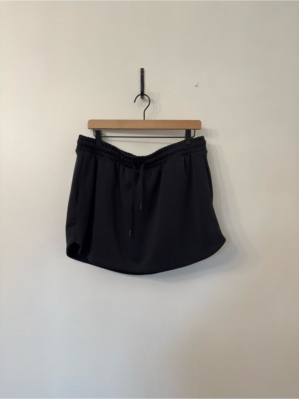all in motion Black Women's Athletic Skort with Drawstring Waist